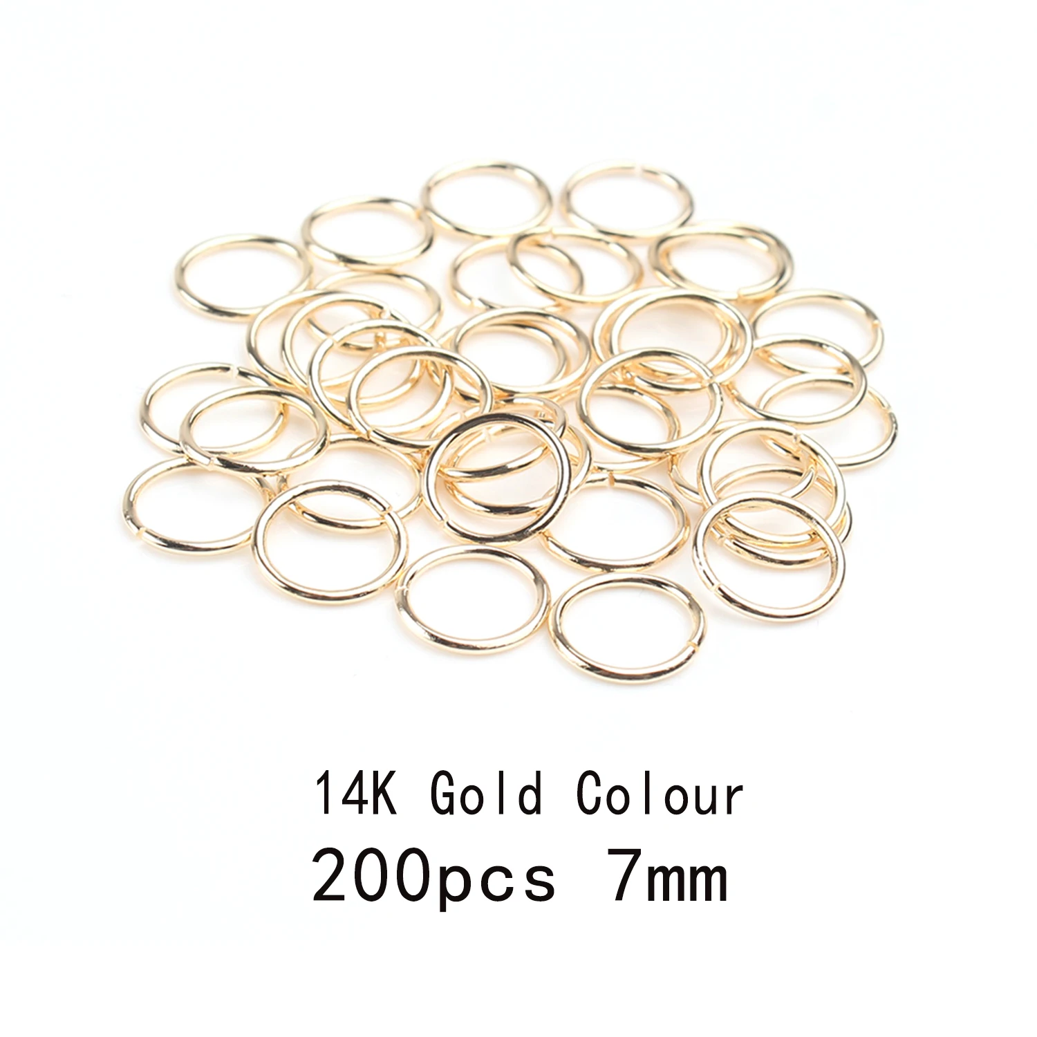 3-12mm Gold Silber Kupferfarbene Spaltringe Verbinder Schleifen Offene Biegeringe Metall Für Diy Schmuckherstellung Zubehör – Detail 9