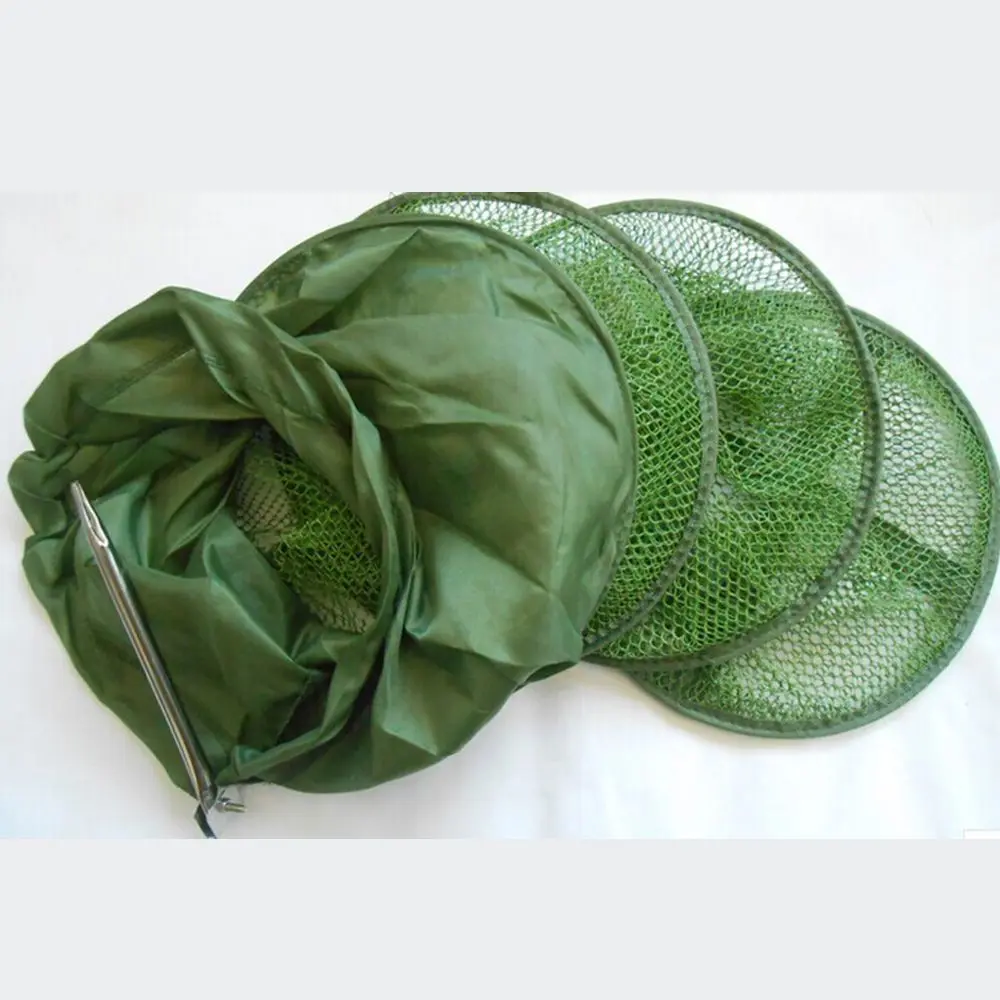 Nets Panfish Mini Size Fish Net Foldable Fishing Small Mesh
