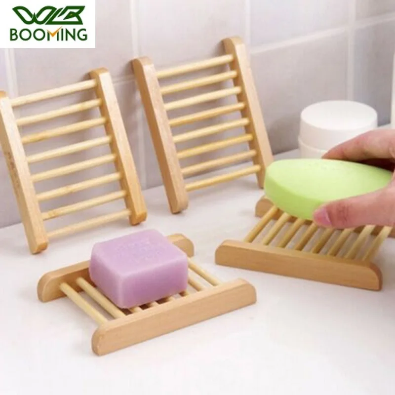 Natural Wooden Bamboo Soap Dish Tray Rack Plate Box Holder Soap Storage Organizer Bathroom Drain Shelves 1pcs/6pcs storage rack,soap holder,bathroom shelf,bathroom shelf rack,bathroom storage rack,wall shelf organizer,storage tray,wall shelf,soap dispenser tray
