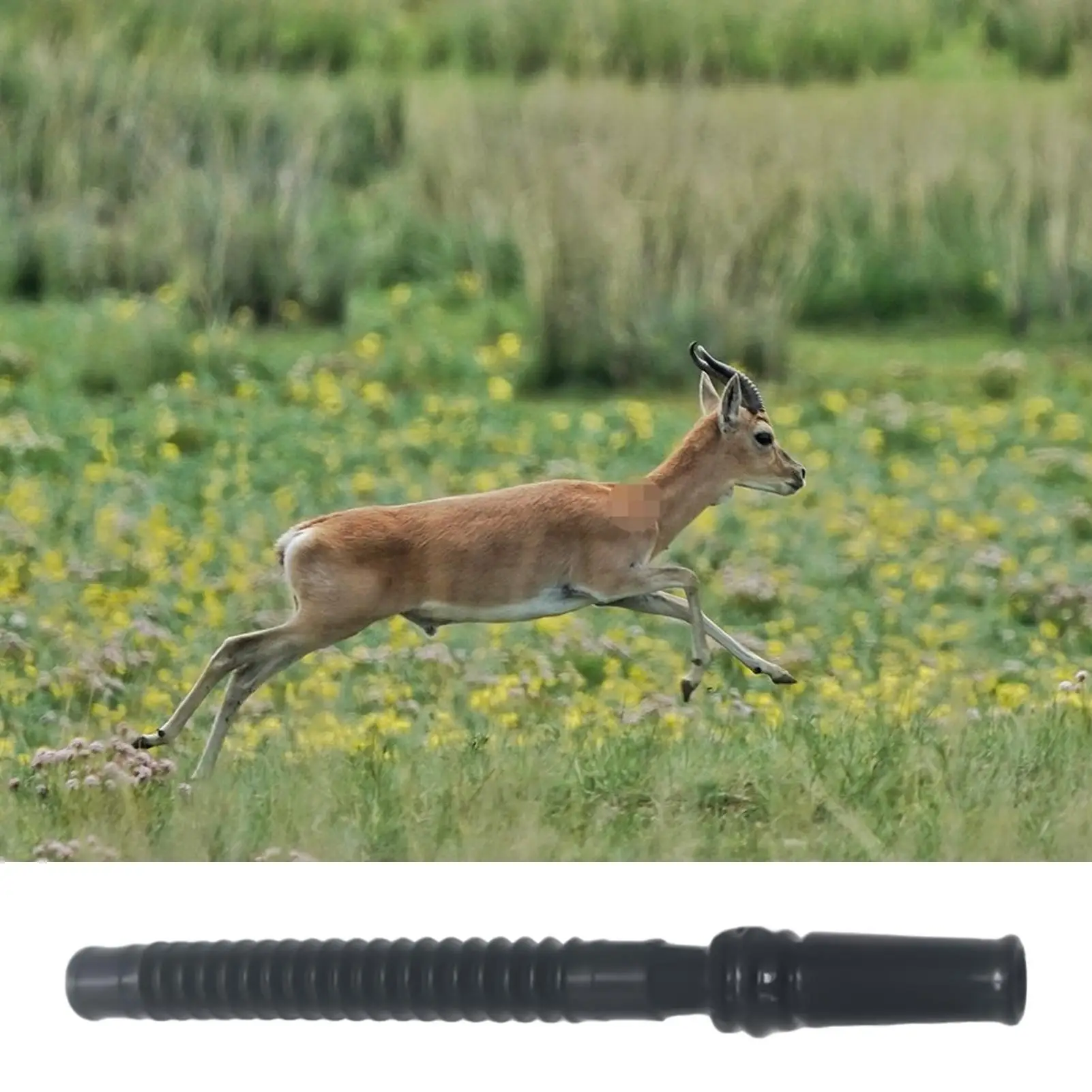 Appel portable pour chasse au cerf - leurre vocal réaliste avec dragonne pour terrain varié