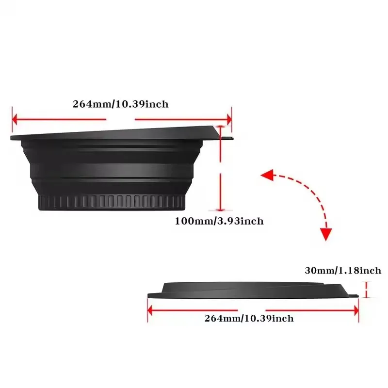 Foldable Face Ice Bath Bowl Silicone Wash Basin Ice Facials Bath Washbasin Portable Travel Home Skincare Tool Built-In Ice tray