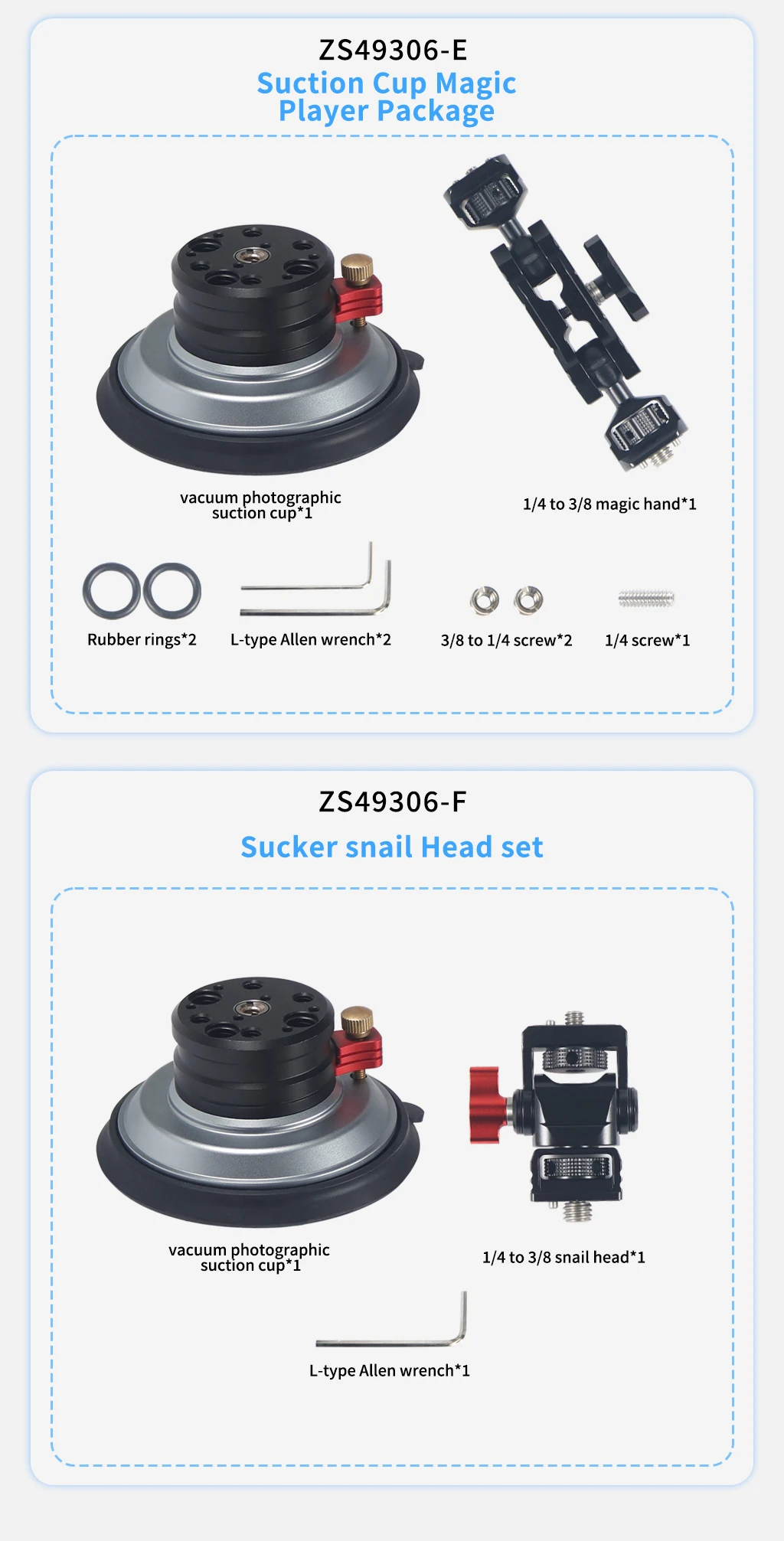 4 Zoll Hochleistungs-Vakuum-Saugnapf 1/4 3/8 Arri Löcher Schnell verschluss Kamera Stabilisator Halterung Auto Fotografie 20kg Stand halterung – Detail 15