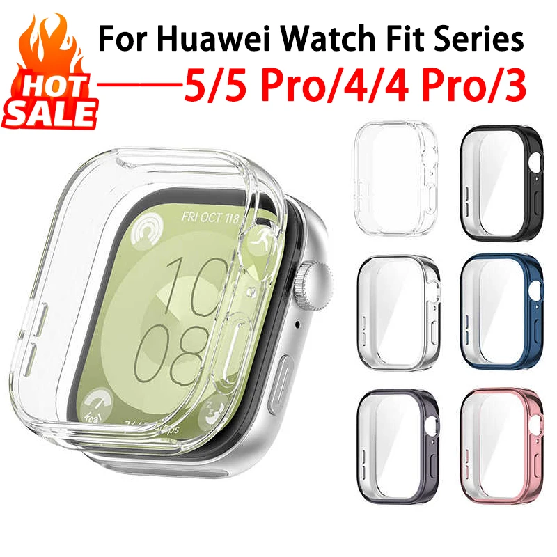 Full Cover TPU Screen Protector Case for SmartWatch - Protective Frame Bumper Shell Accessories