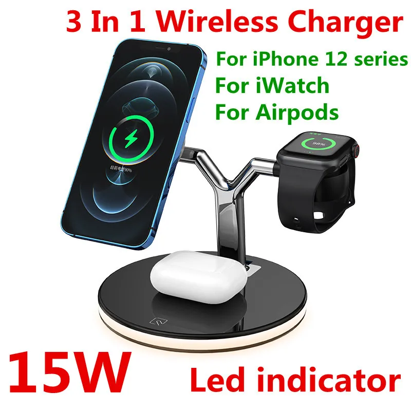 usb c car 30W Wireless Charger Stand For iPhone 13 12 11 Pro X XS Max XR 8 Samsung S21 S20 S10 Qi Fast Charging Dock Station Phone Holder 45 watt car charger