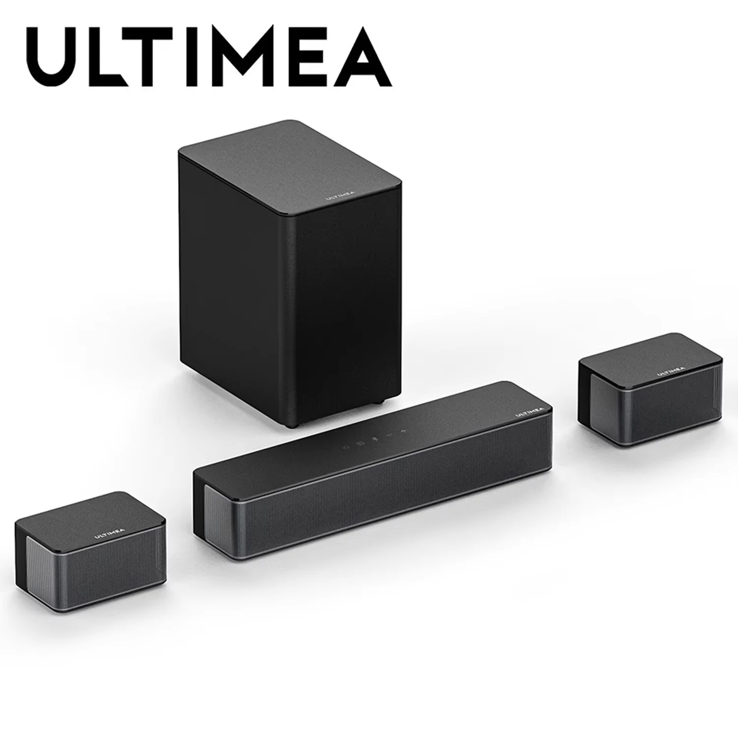 ULTIMEA サウンドバーセット ULTIMEA 320W 5.1 サウンドバー、スマート TV 用、3D 仮想サラウンド