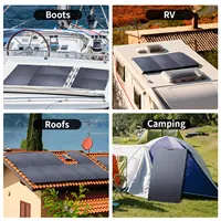 ALLPOWERS – centrale électrique pour balcon, 200W/100W, panneau solaire Flexible IP68, cellule solaire, chargeur solaire photovoltaïque 12V/32V, hors réseau pour camping-car 4