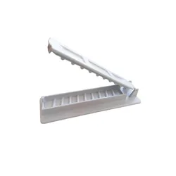 Gourmet Kebab Maker: Reusable BBQ Skewer Press & Preparation Tool (White)
