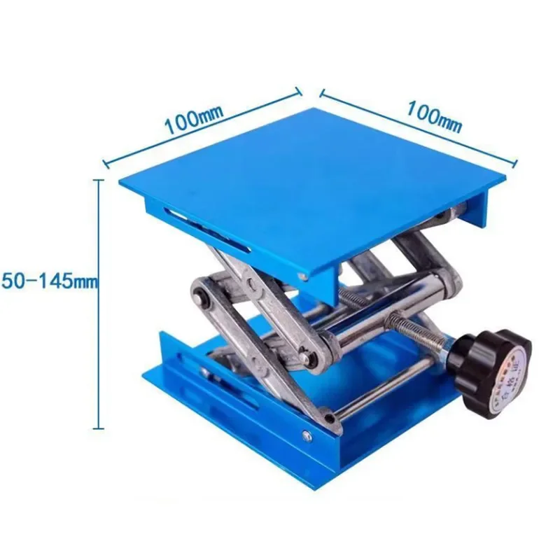 Aluminum / Stainless Router Lift Table Woodworking Engraving Adjustable Lab Stand Table Lifting Stand Rack Woodworking Benches woodworking bench woodworking workbench woodworking lift table