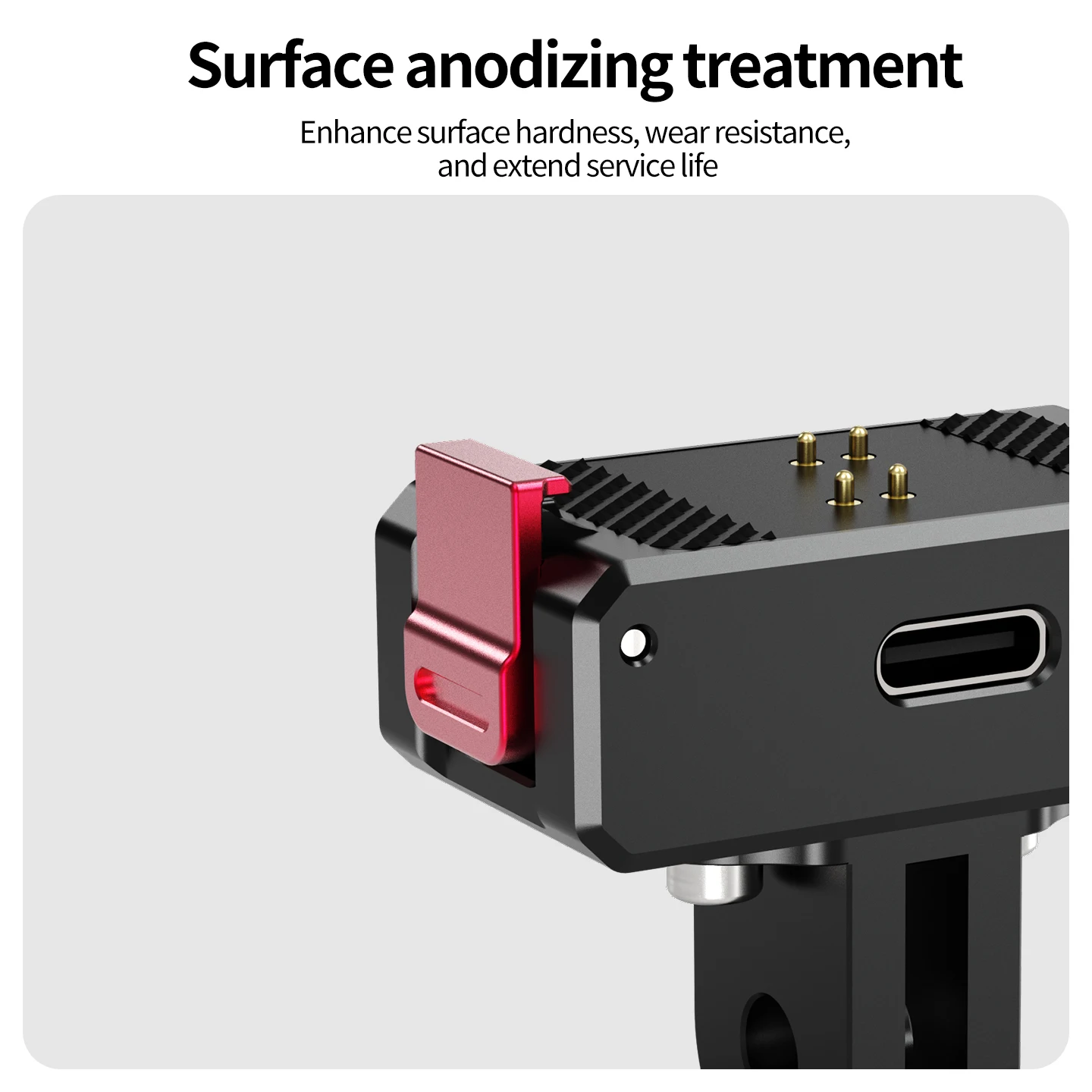 Wiederaufladbare Schnellwechselhalterung für DJI Osmo Nano Action-Kamera Magnetische Halterung für Selfie-Stick Stativ-Verlängerungsadapter – Detail 14
