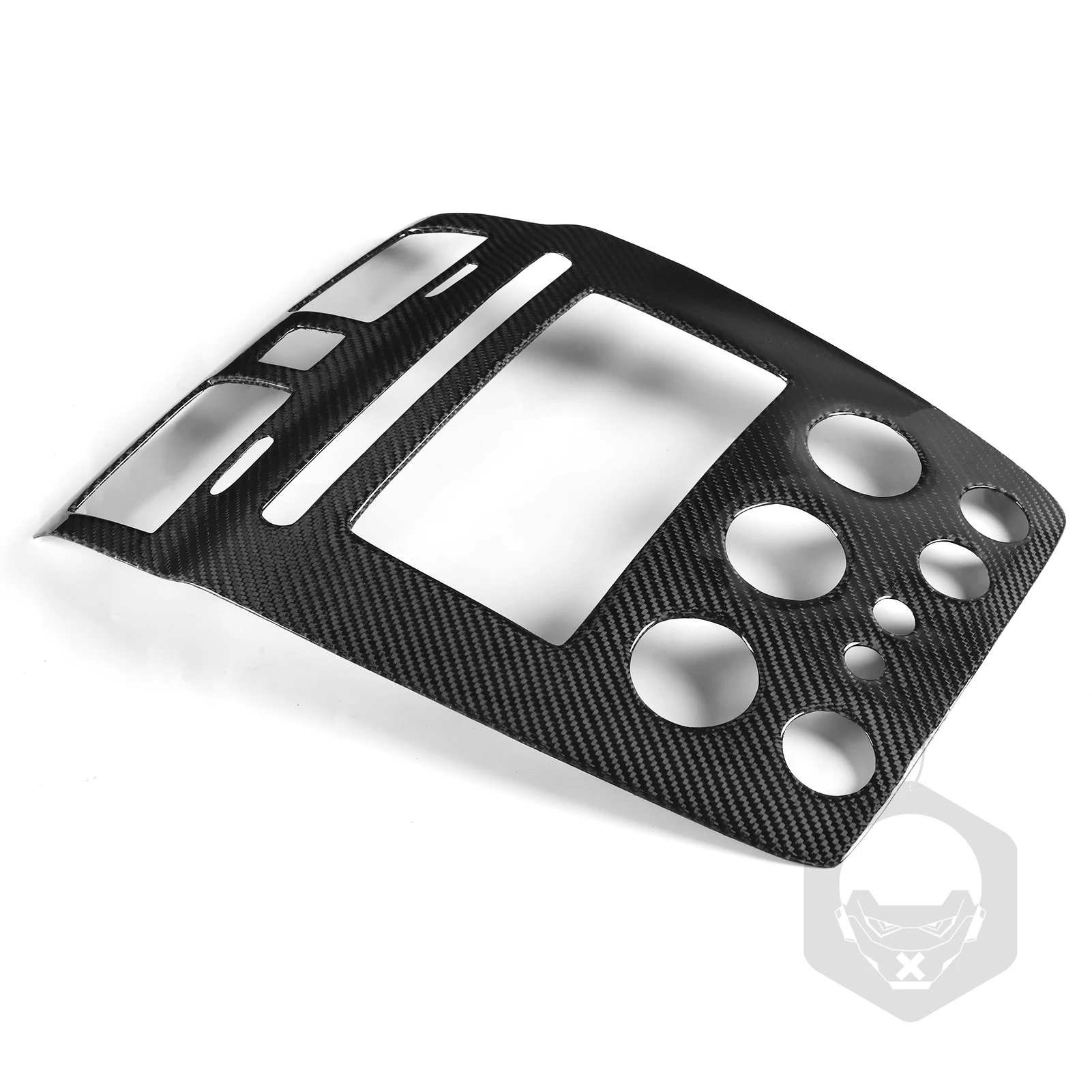 For Hummer H3 2007 2008 2009 2010 Center Dashboard Control Panel Cover Real Carbon Fiber Hardware Refit Car Interior Accessories
