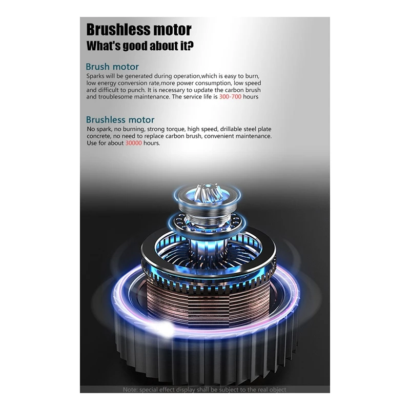 다기능 전기 드릴, 50NM 무선 스크루드라이버, 리튬 이온 배터리, 미니 전동 스크루드라이버 (배터리 없음)