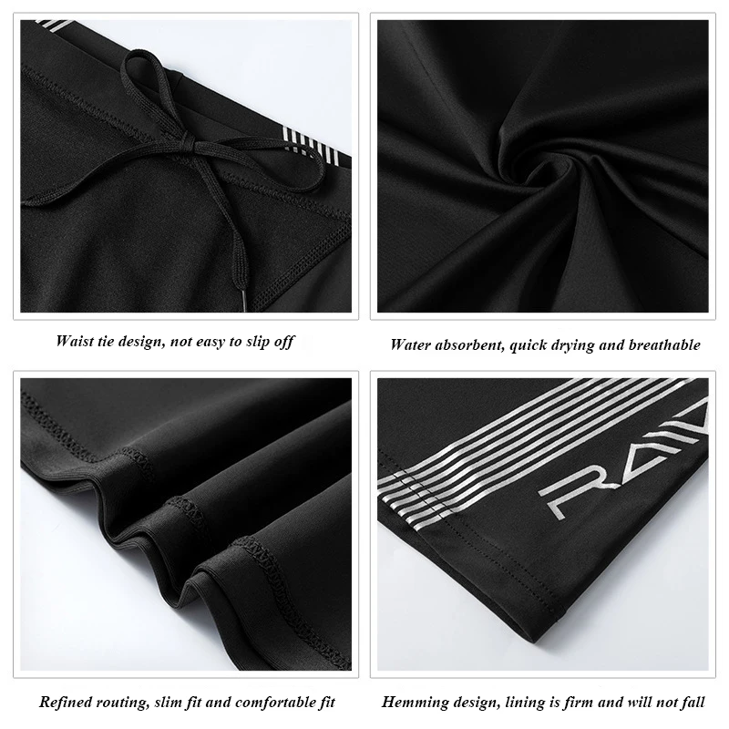 Men swimsuit set Quick Dry Swimsuit Set Men Professional Swim Equipment Goggles Ear-plug Cap Case Trunks Adults Tankini Swimsuit Kit