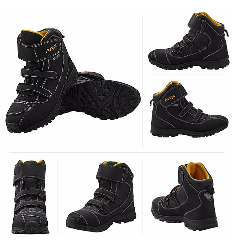 Men's Motorcycle Boots Waterproof Motorcyclist Padded Boots Motorcycle Equipment Enduro Motocross Motorboats Shoes of ARCX