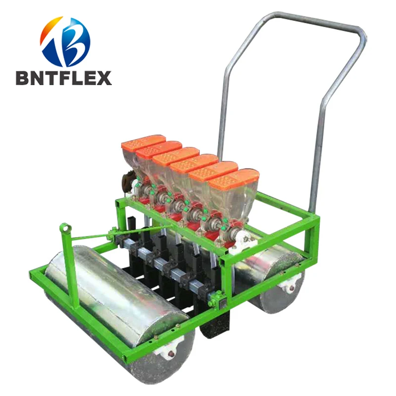 5 lines Hand push vegetable seeder artificial small agricultural seeder cabbage green cabbage parsley spinach rapeseed fennec push accordion pocket yellow green