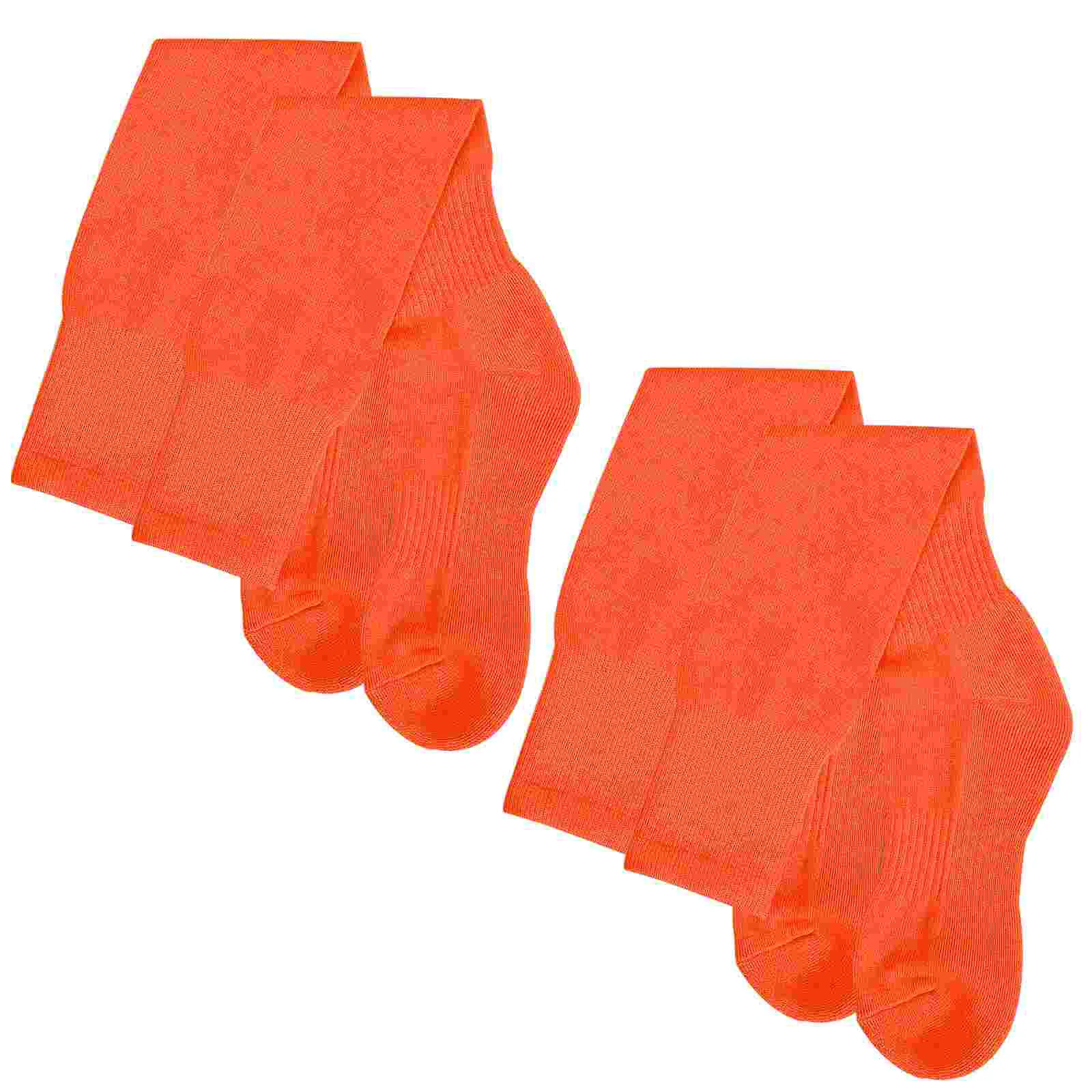 2 Pairs Long Sports Socks Stocking Adults Baseball Tools Supplies Polyester Calf Stockings for