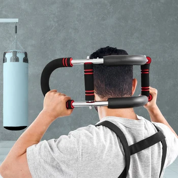 U-Shaped Arm Trainer with Adjustable Forearm Enhancer and Portable Spring Resistance Suitable for Home Fitness