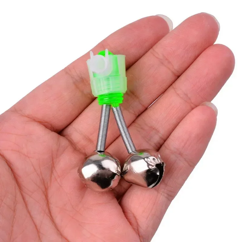 5Pcs Fishing Bell Bite Alarms Fishing Rod Clamp Tip Clip Bells Ring Carp Accessories Tackle Fish Alarm fishing accessories fishing bite alarm fishing tackle