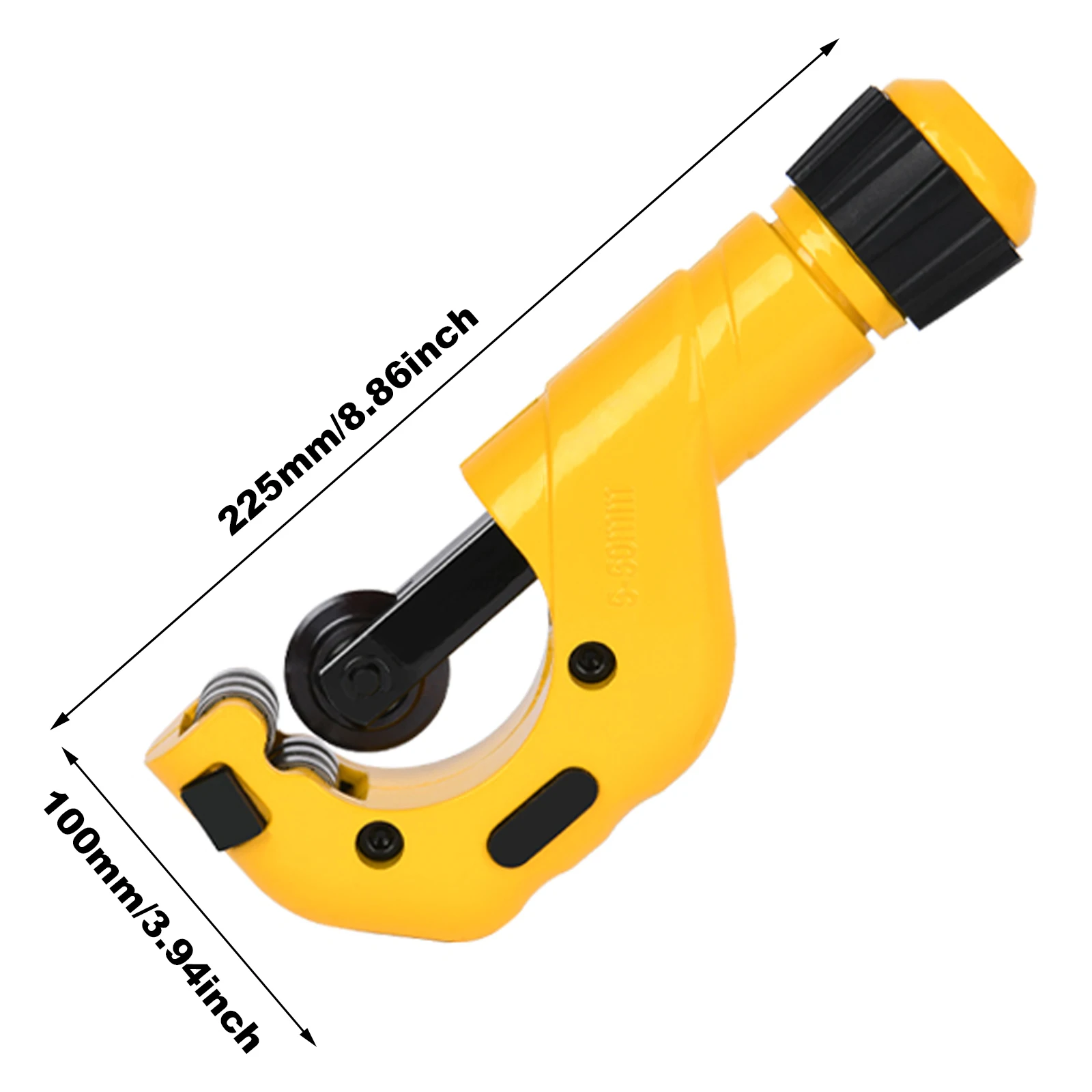 Deli Pipe Cutter, 6-70mm Tubing Cutter, PVC Pipe Cutter Heavy Duty Conduit Cutter for Thin Copper PVC Aluminum Pipes Brass Pipe 2
