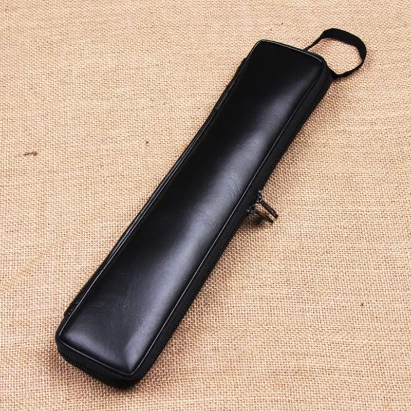 Portable Flute Bag Waterproof Pu Leather Instrument Storage Bag Thickened Saxophone Drumsticks Instruments Accessories