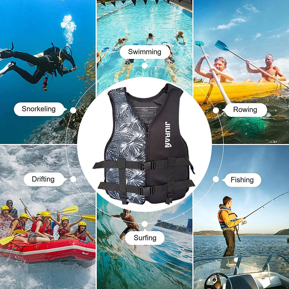 Adjustable Survival Suit Neoprene Warm Buoyancy Survival Suit Wear-resistant Soft Safe Multipurpose for Swimming Sea Fishing