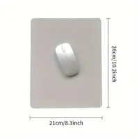 Artificial Leather Mouse Pad Solid Color Simple Fashion Office Mouse Pad Home Office Students 2
