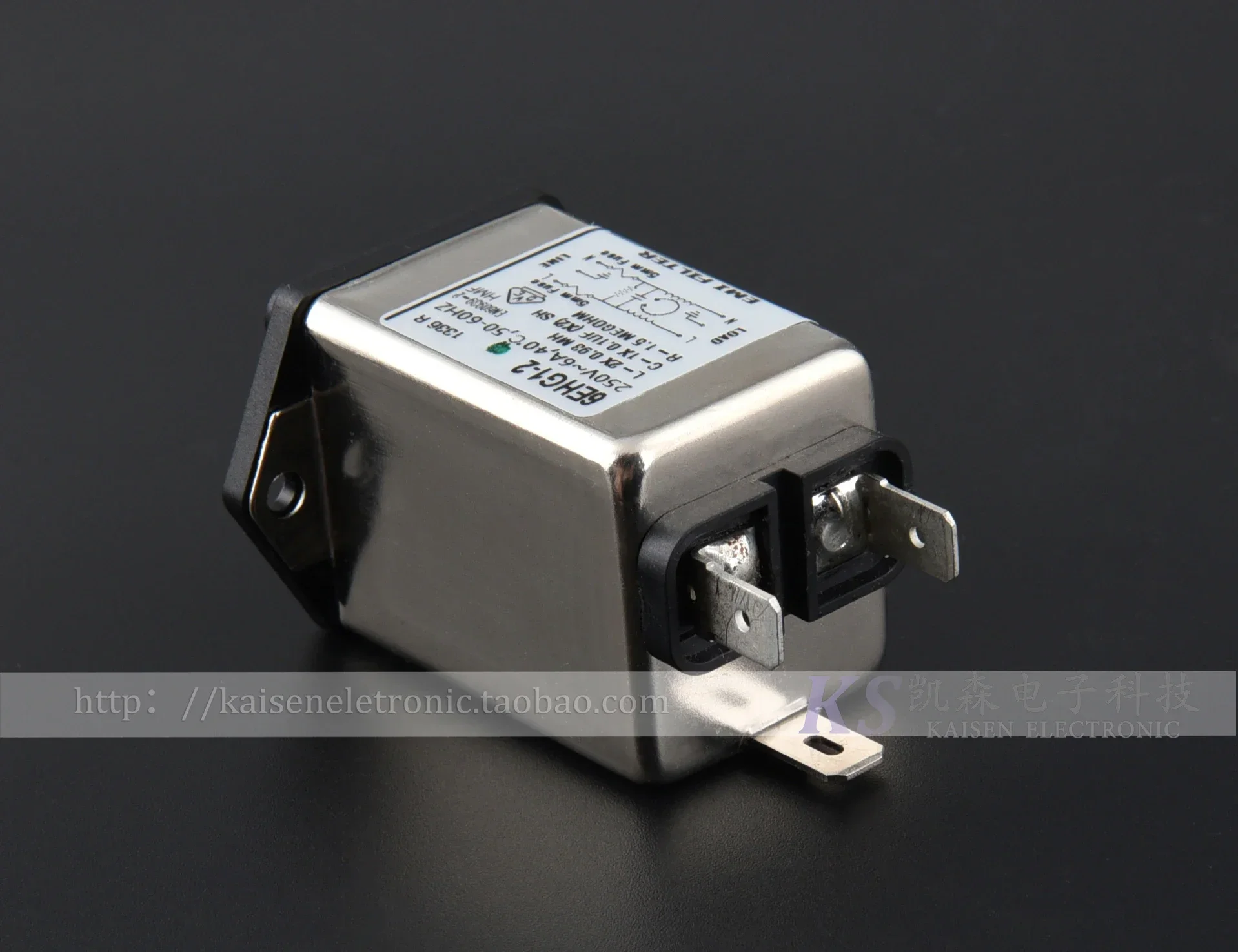 6EHG1-2 F7704 Low Leakage Current 6609116-3 Medical Equipment Corcom Safe Seat 6A Filter