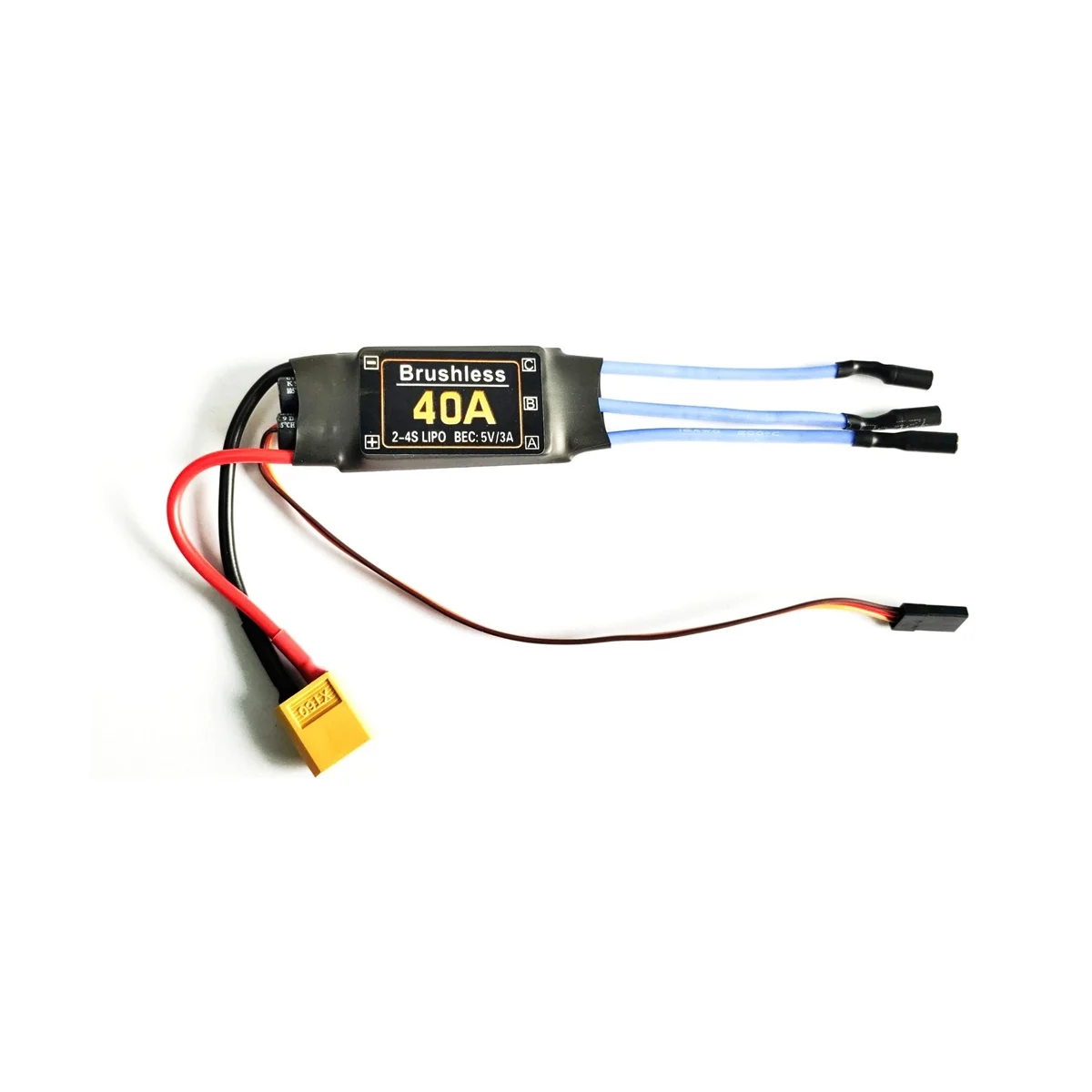 

40A бесщеточный ESC XT60 прочный разъем RC игрушки компоненты аксессуары