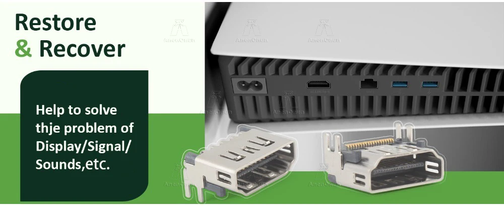 HDMI-Anschluss für PS5 Digital/Disc Edition, Ersatz-Reparaturteil, Premium HDMI-Schnittstellenanschluss, Buchse, PS5-Konsolenzubehör – Detail 2
