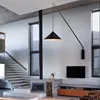 Long rod arm wall lamp black minimalist Fishing Light Creative Bedroom beside office reading lamp Artistic wall mounted lamp 3