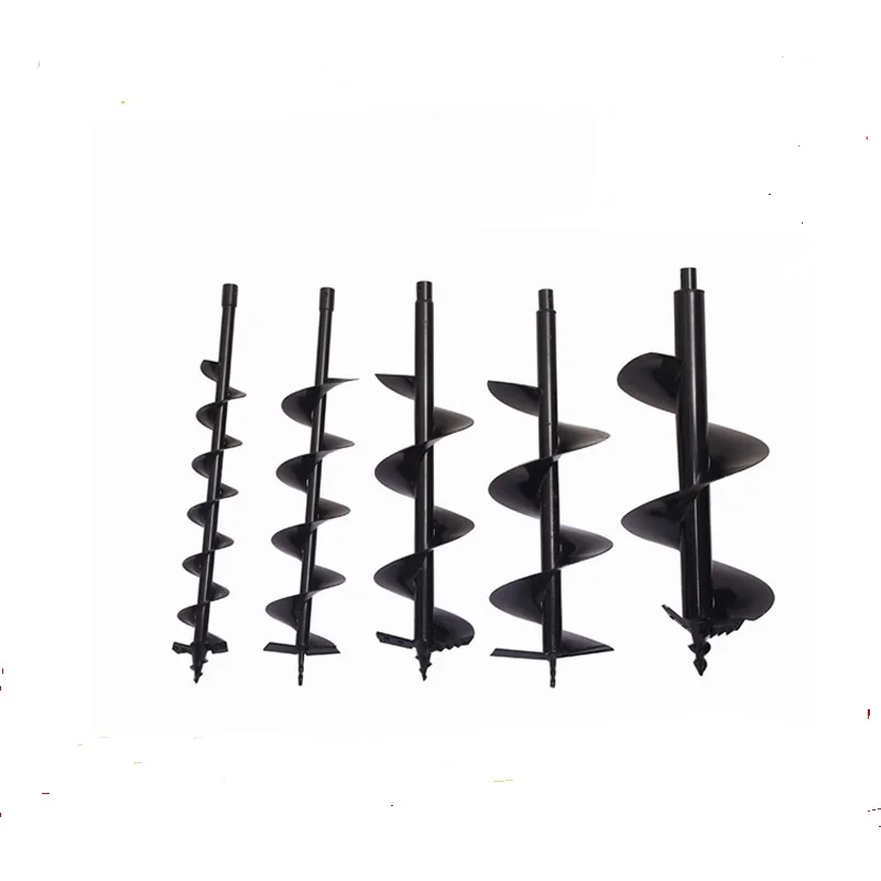 New Model  Diameter Single Blade 40mm,60mm,80mm,80CM Long Earth  Drill,Auger Drill Bits, for Ground Hole digger 5