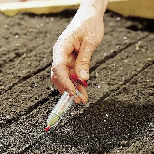 Kézi Palánta Transzplanter Ültető Növényi Műtrágya Vetőmag Egy Vezérlő Ültetés Kerti Szerszámokhoz - Image 2