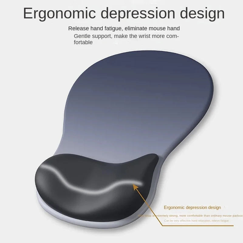 Mouse pad, wrist guard, hand support pad, men's and women's computer esports large wrist support, ergonomic wrist pad