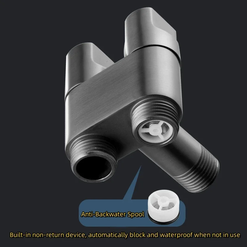 Handheld Bidet Sprayer Set Spray Gun Bathroom Self-Cleaning Handheld Shower Head Bathroom Sprayer with Bathroom Accessories 4