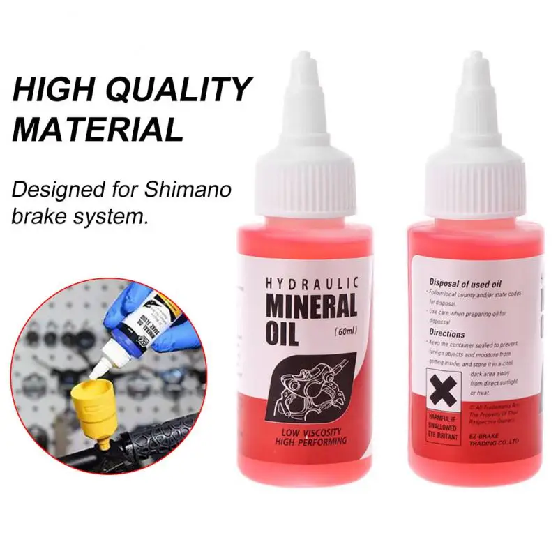 Bicycle Disc Brake Cycling Bicycle Brake Mineral Oil System 60ml Fluid MTB Bike 27RD Road Bike Hydraulic Disc Brake Mineral Oil Mountain Bicycle Disc Brake Mountain Bike Disc Brake