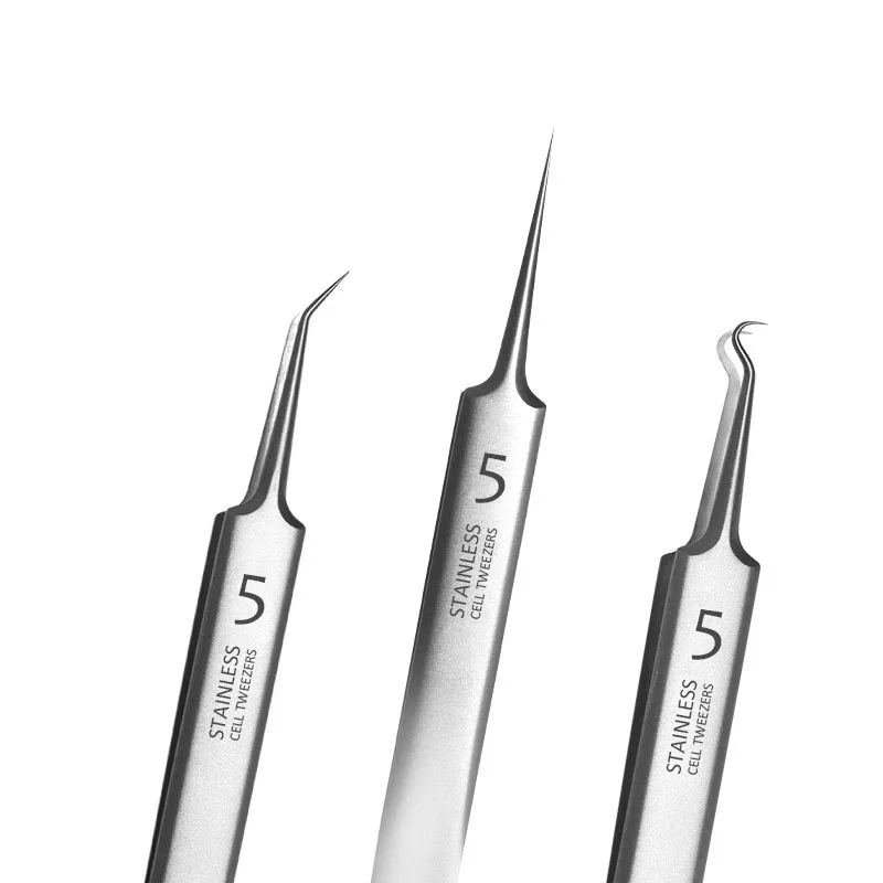 Pimples Blackhead Clip Tweezers Ultra-fine No. 5 Cell Beauty Salon Special Scraping & Closing Artifact Acne Needle Care Tool