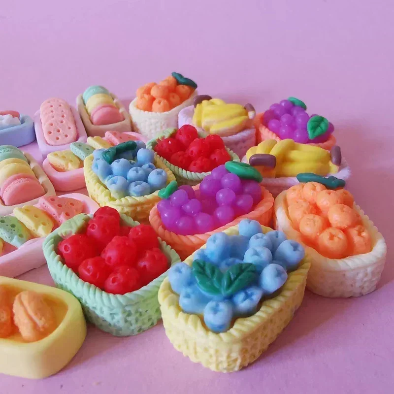 10 pcs apple lemon pumpkin banana tomato/doll house/miniatures fruit/cute/fairy garden gnome/moss terrarium decor/model/figurine miniature ornament miniature figurines