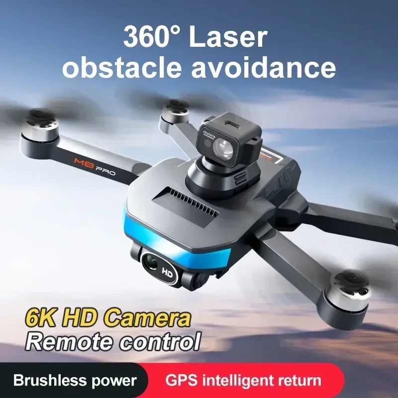 

Gps Dron M8 Pro Profesional Toys For Children Gift Rc Plane Quadcopter Hd 6K Remote Control Helicopter With Camera Fpv Drone