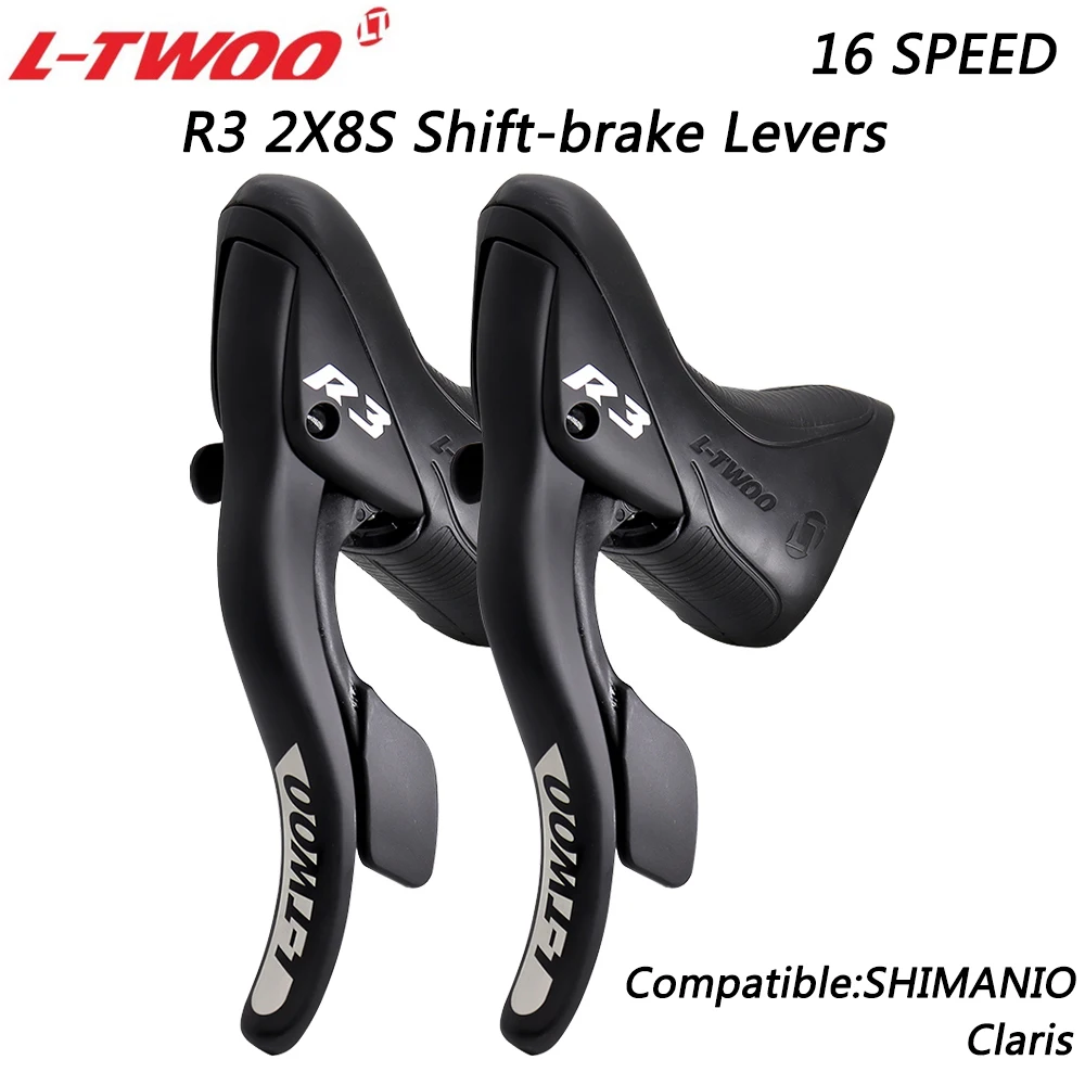 

LTWOO R3 2X8 Speed Bike Shifter Brake Lever Kit 16s 16v 8s 8v Road Bicycle Derailleurs Lever Compatible SHIMANO Claris Parts