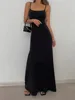 2024 Summer Women's New Fashion Simple Temperament Suspender Long Backless Slim Waisted Sexy Sweet And Spicy Casual Dresses 6