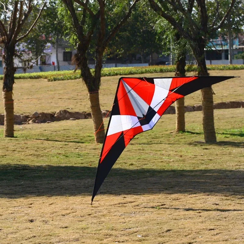 free shipping dual line stunt kites flying power kites factory adult kite ripstop nylon kite wind kites gel blasters gun kevlar 4