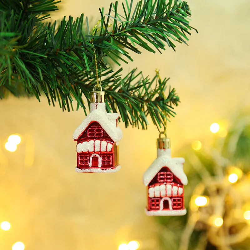 thumbnail image 1 of 2 piezas/juego de adornos colgantes para árbol de Navidad, bastón de caramelo rojo y blanco, regalos de Navidad para el hogar, decoración navideña de Año Nuevo 2024, 1 of 5