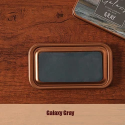 Exquisite Retro Iron Box Solid Color Neutral Inkpad (Grey)