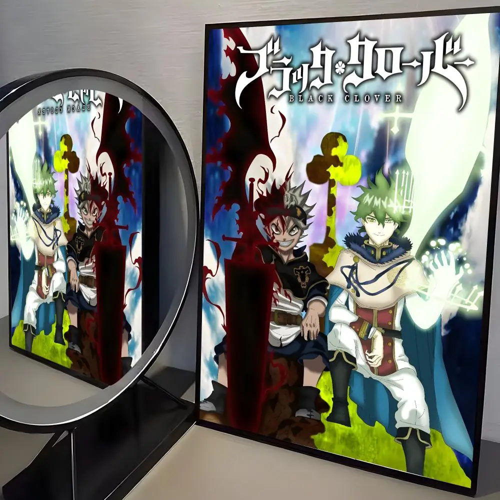 Waterproof HD Anime Art Poster - Self-Adhesive Fade-Resistant Wall Decor