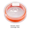 50m 20/30LB Fly Fishing Backing Line for Trout Polyester 8 Braided Fly Fishing Line Backing Smoothing Un-waxed Fishing Tackle 6
