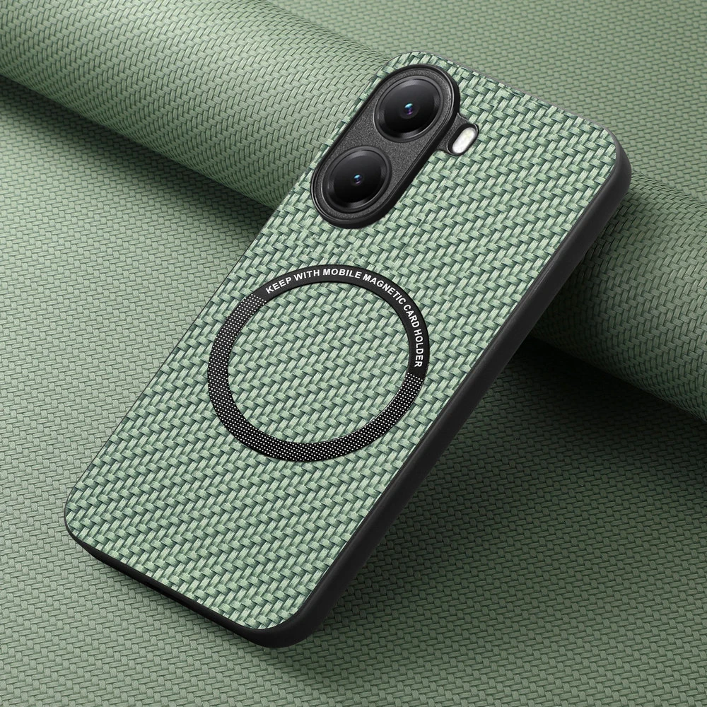 Luxury Leather Back Shell Shockproof Phone Case with Wireless Charging Compatibility