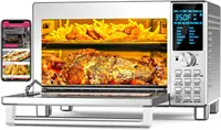 Bravo Convection Toaster Ovens Air Fryer Combo with 30QT Large Capacity For A Whole Chicken and 13" Pizza.1 1