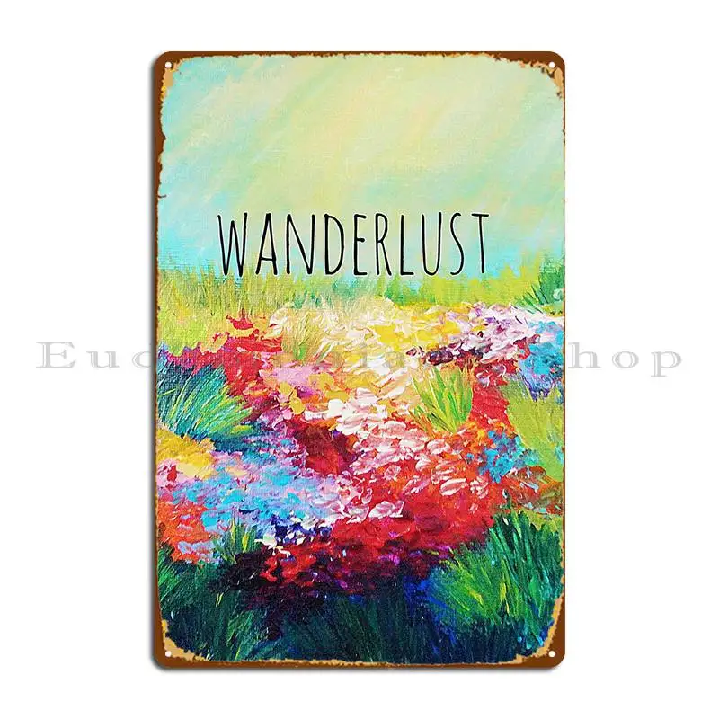 

Металлический плакат Wanderlust, винтажный индивидуальный кинотеатр, жестяной плакат