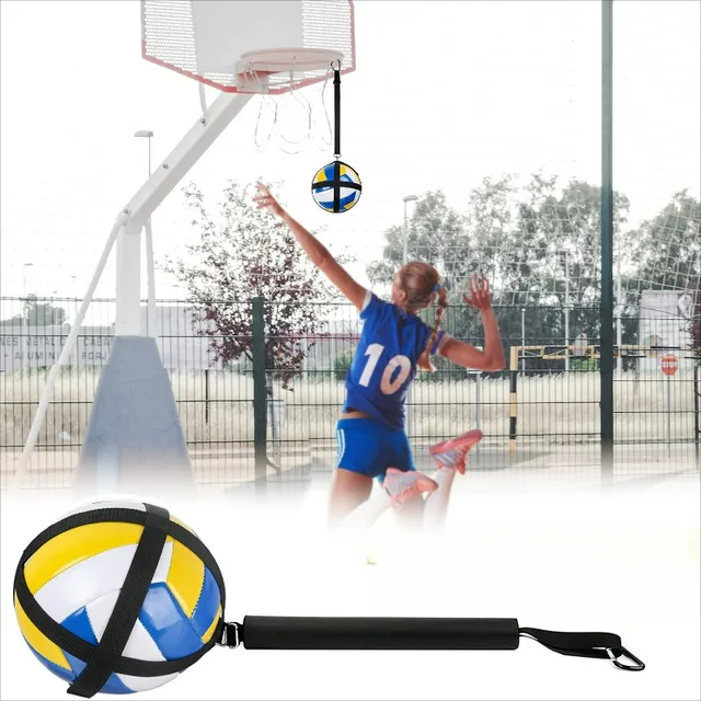 Practice Volleyball Spike Training Accessories Adjustable Trainer Volleyball Assist System Outdoor Volleyball Training Sports 2