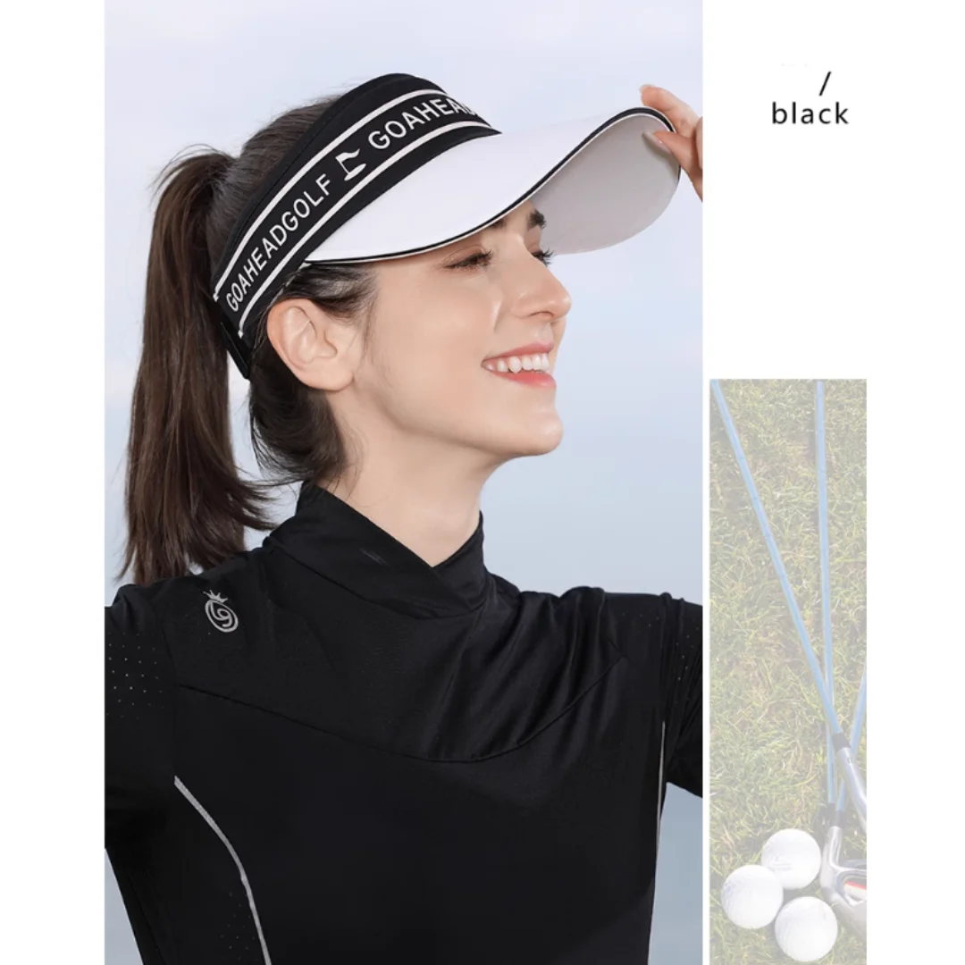 Golf hat, children's sport without top, duckbill hat, sports show off, small face, empty top tennis, baseball, sunshade hat
