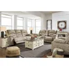Bolanburg Farmhouse Chair Side End Table with Outlets and USB Ports, Antique Cream & Brown 5